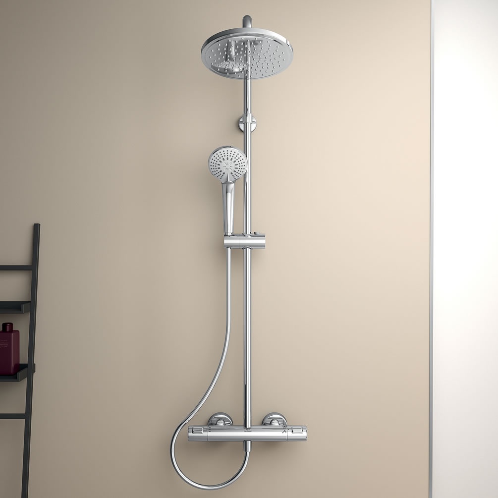 Lifestyle image of Ideal Standard Ceratherm T25 Exposed Thermostatic Shower Column